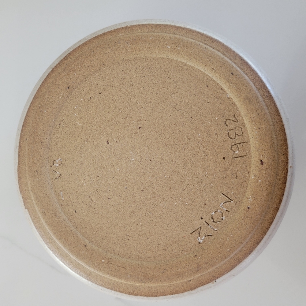 Zion Studio Pottery Vintage 1982 Bowl Blue - Picture 7 of 8